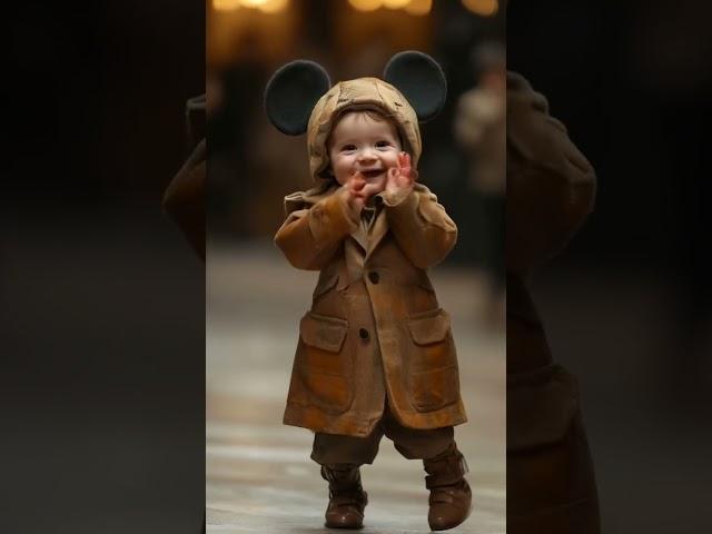 Disney Magic on the Runway: Babies in Enchanting Costumes!  #kidsrunway #toocute #holidayvibes