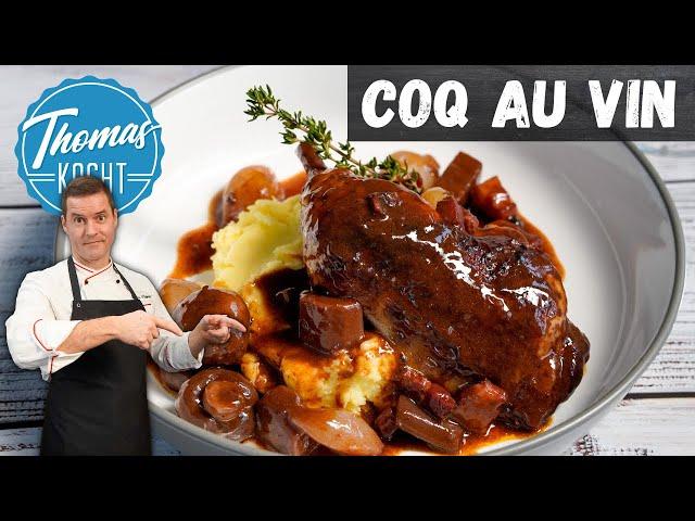 Coq au vin - der Klassiker aus Frankreich