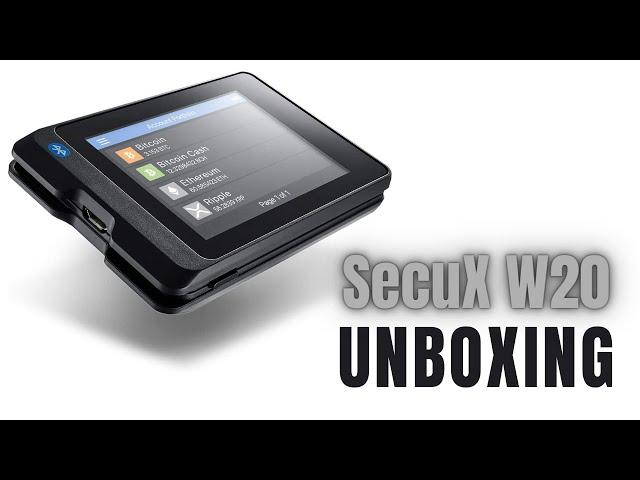 Unboxing and Overview of SecuX Stone W20 Crypto Hardware Wallet
