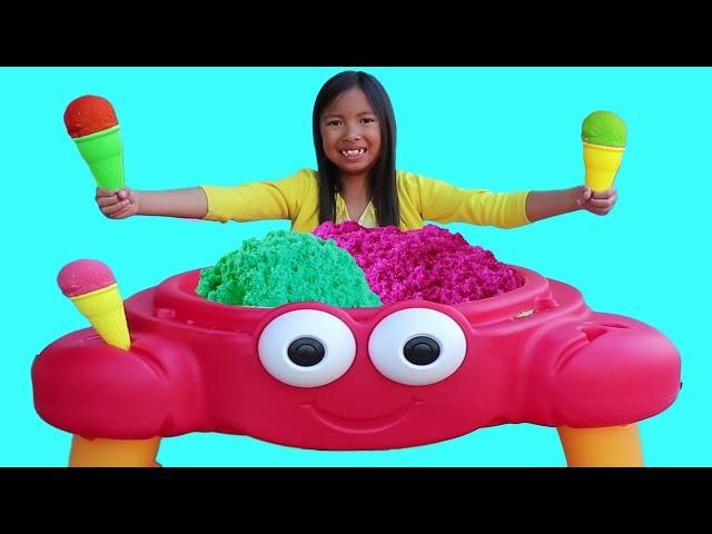 Wendy Pretend Play Selling SAND Ice Cream Crab Toy Shop