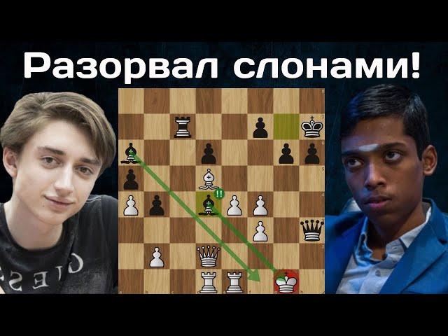 Рамешбабу Прагнанандха - Даниил Дубов | Чемпионат мира по блицу 2023 | Шахматы
