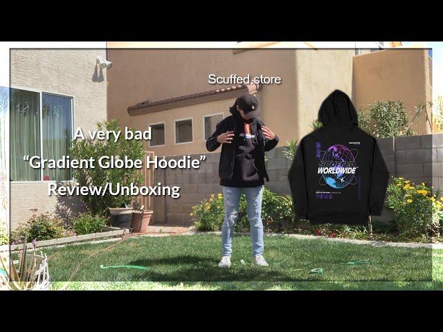 Scuffed Worldwide Gradient Globe Hoodie Unboxing/Tryon  [scuffed.store]