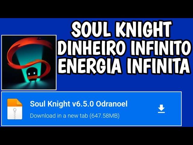 SOUL KNIGHT MOD MENU DINHEIRO INFINITO E TUDO DESBLOQUEADO VERSÃO 6.5.0 ATUALIZADA 2024