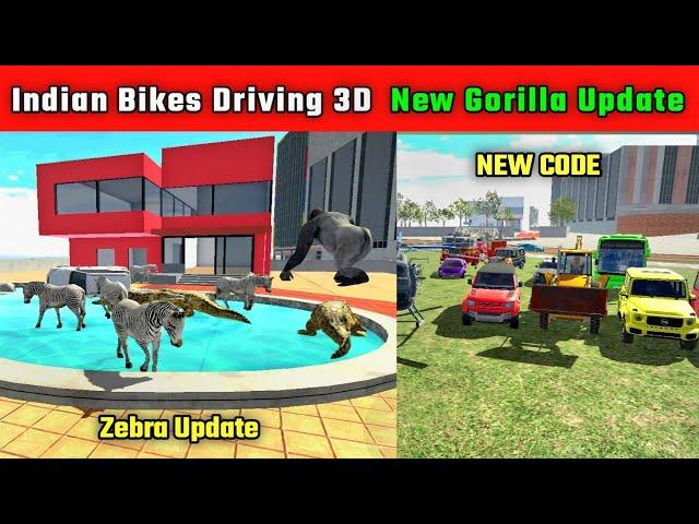 ALL NEW CHEAT CODE Gorilla Crocodile Zebra | Funny Gameplay Indian Bikes Driving 3D 