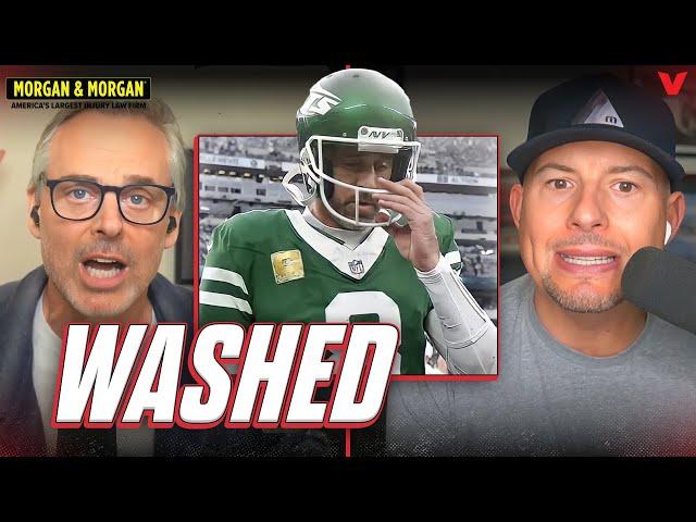 “Aaron Rodgers is not even HALF the player he once was” as New York Jets QB | Colin Cowherd NFL