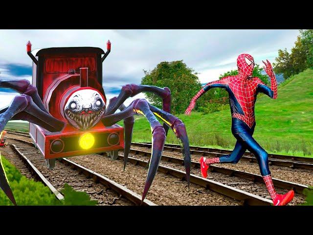 Homem Aranha e o Monstro Trem Maluco (Histórias de SUPER HERÓIS )