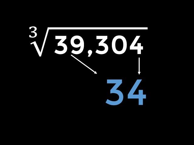 How to calculate cube roots in your head