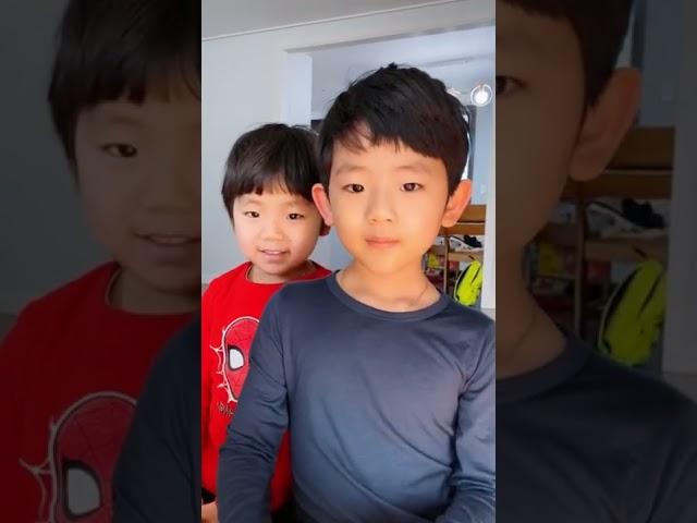 지호 서호 형제 마스크는 답답해요