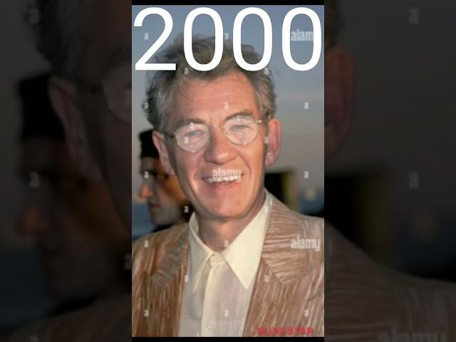 Ian Mckellen over the years 1950-2024 evolution #shorts #evolution