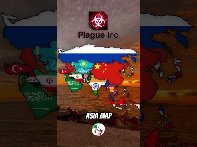 Asia according to Plague Inc