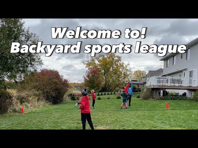 Welcome to backyard sports league!! (Channel trailer!)