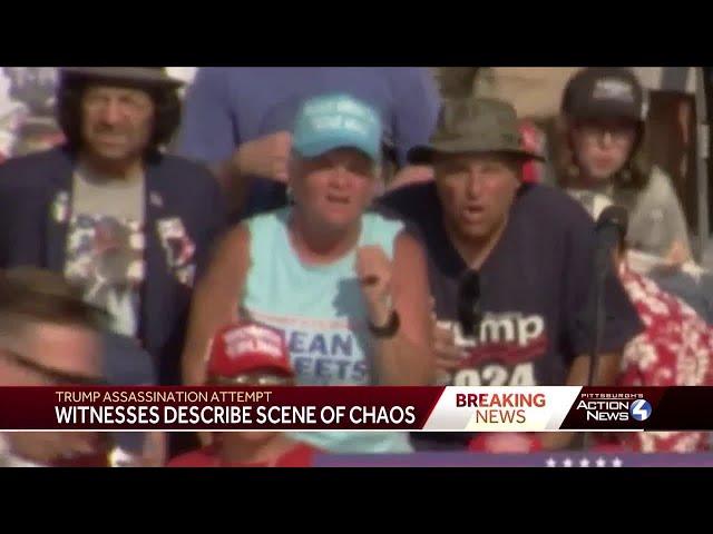 ‘Something serious happened here’: Woman seen behind Trump when gunfire erupted during rally spea...