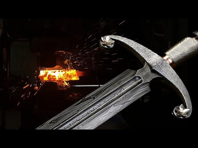 Making A Damascus Bastard Sword: Gentle Entropy