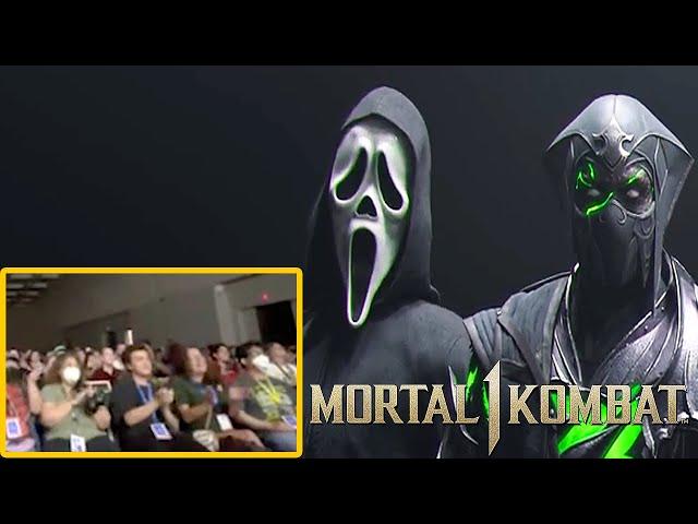 Live Crowd Reaction To Noob Saibot & Ghostface Reveal! | MK1