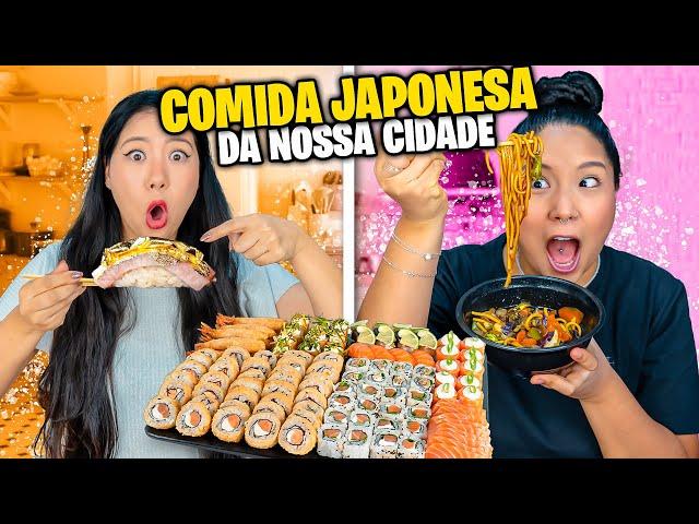 PROVANDO A NOVA COMIDA JAPONESA DA NOSSA CIDADE | Blog das irmãs