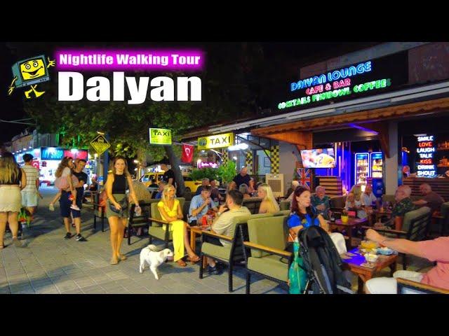 Nightlife Dalyan Turkey 2024 - 4K Walking Tour