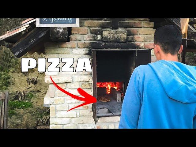 PIZZASÜTÉS kemencében