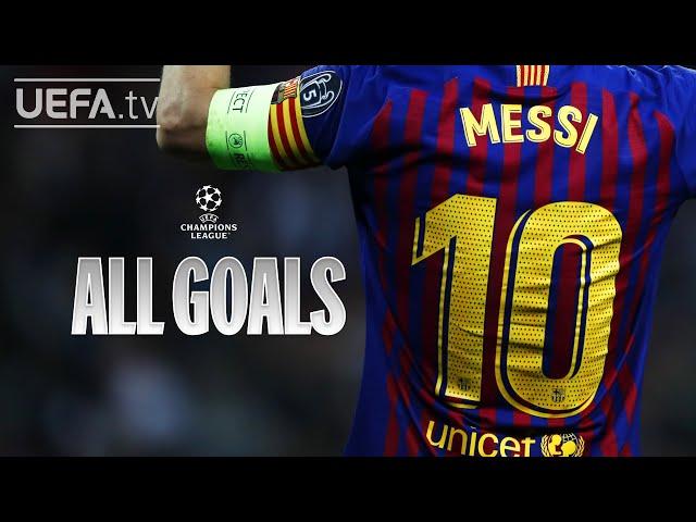 Every LIONEL MESSI UEFA Champions League goal!