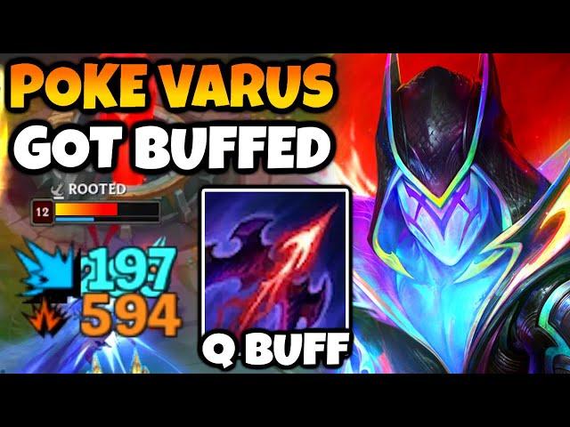 SNIPER VARUS is BACK after the BUFFS. Just hit two Q's and it nearly kills any squishy champ.