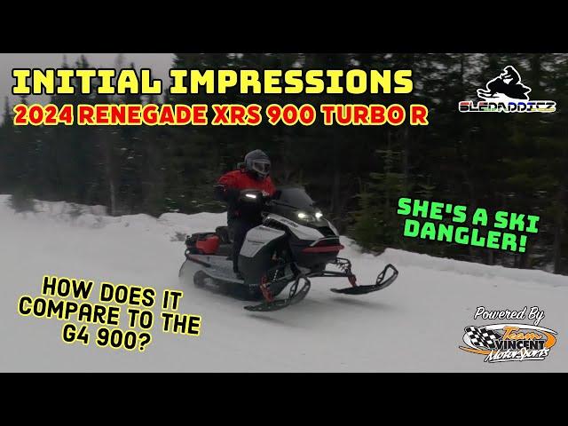 2024 Renegade X-RS 900R Initial Thoughts | Better Then The Gen4 900? | She is a Ski Dangler!