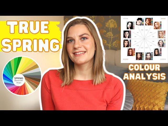 True Spring Makeup Look // Colour Season Analysis