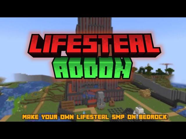 Lifesteal SMP Addon/Plugin Trailer (Minecraft Bedrock/MCPE 1.19)