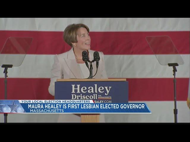 Healey elected governor in Massachusetts