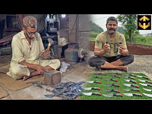 Amazing Process of Making Skinner Knife in Factory Process | Handmade Mass Production