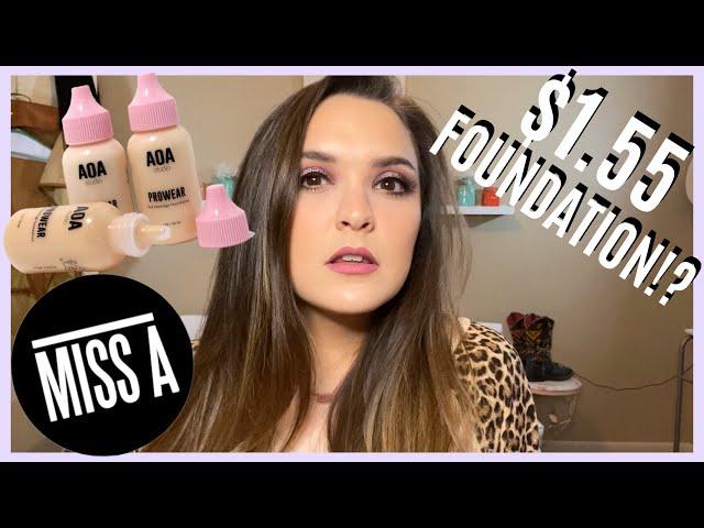 Shop Miss A $1.55 Foundation Review! AOA Studio Prowear Matte Foundation