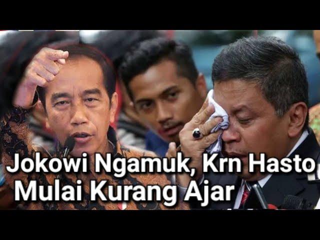 BIKIN NGAKAK,,.. SAMPAI GULING-GULING, HASTO MAKIN NGAWUR DAN KALAP TUDUH JOKOWI DILUAR NALAR