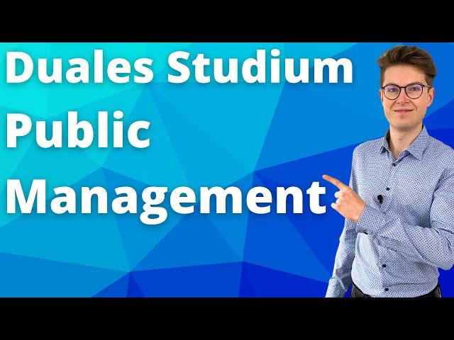 Public Management Duales Studium | einfach erklärt von Plakos