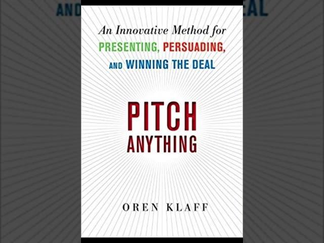 OREN KLAFF – PITCH ANYTHING AUDIOBOOK Part 3