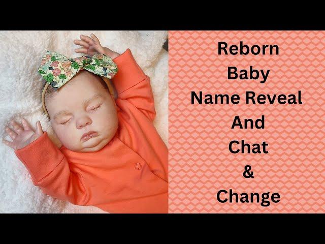 Joyful and Discombobulated Reborn Baby Change & Chat.~FINALLY name Reveal~