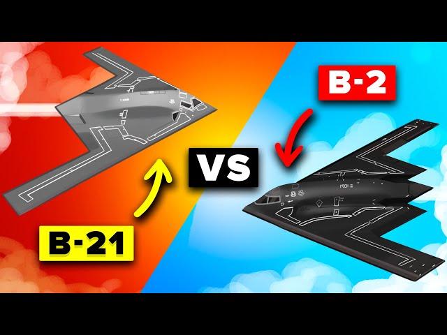 B-21 vs B-2 - Which Stealth Fighter is Deadlier