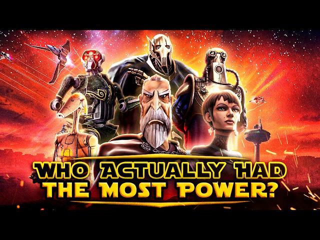 The CONFUSING Separatist Command Structure Fully Explained