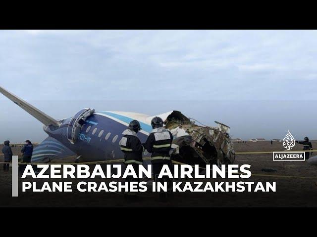 At least four dead as Azerbaijan Airlines plane crashes in Kazakhstan