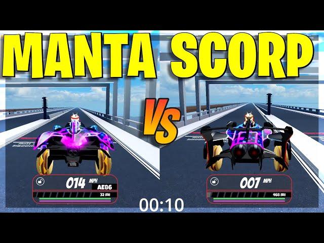 HOW FAST IS THE NEW MANTA VEHICLE? (Roblox Jailbreak)