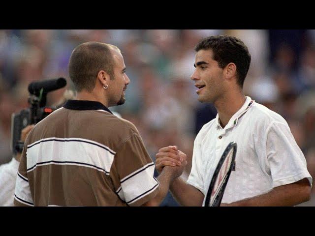 Pete Sampras vs Andre Agassi 1995 US Open Final Highlights