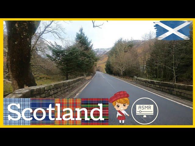 [ASMR Driving Amazing Scotland] Stirling to Tyndrum Ambience Atmosphere Drive