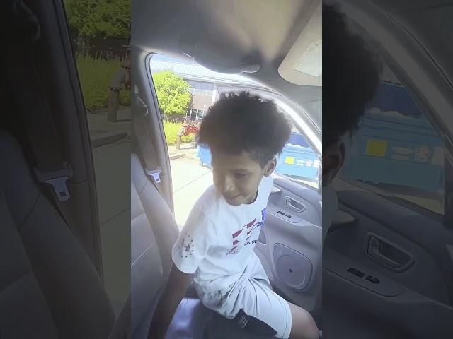 Boy Picks His Sister Up from School ️