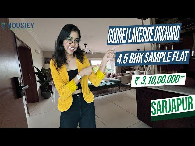 Godrej Sarjapur Road Project | 4.5 BHK Sample Flat Tour | Godrej Lakeside Orchard Bangalore