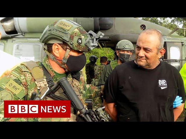 Colombia's most wanted drug lord captured - BBC News