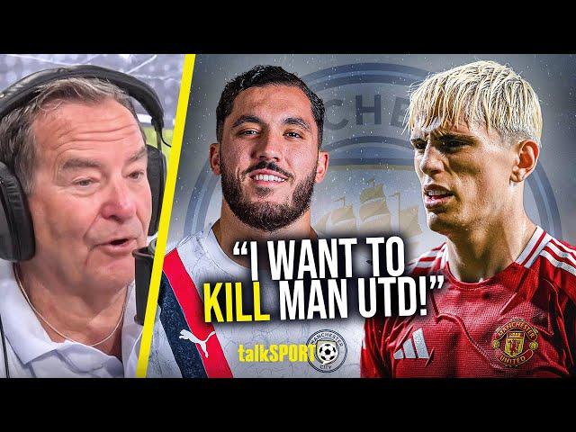 Jeff Stelling fires WARNING to Man City new boy Rayan Cherki after BOLD Man United claim!