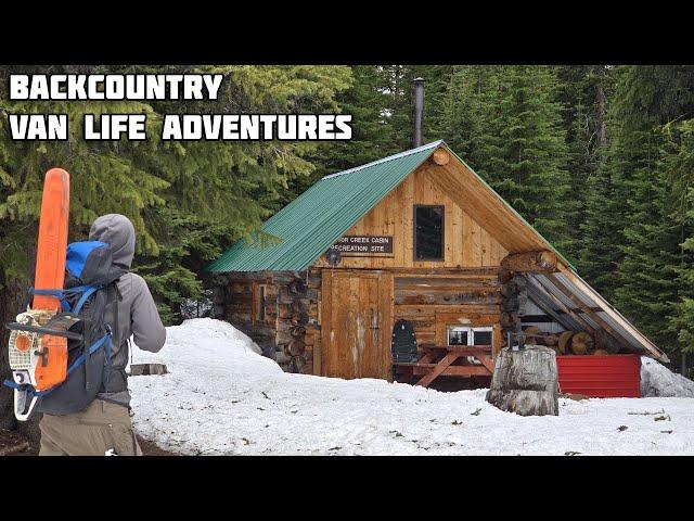 A Hotspring, a Cabin, and Tasty Ribs in the Kootenays - Van Life Adventures