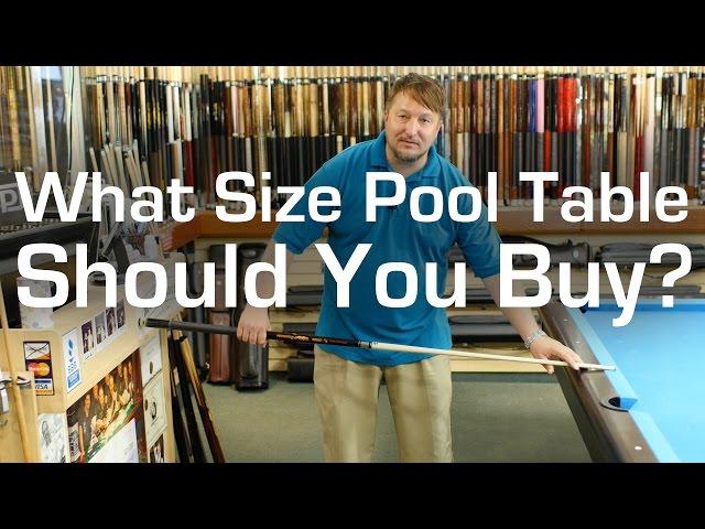 What Size Pool Table Should You Buy?