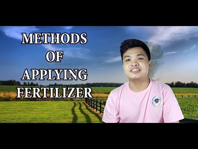 Methods Of Applying Fertilizer