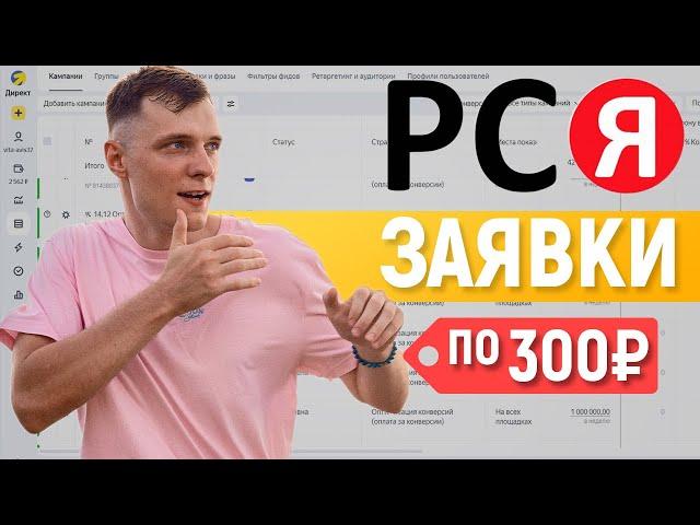 Настройка РСЯ с 0 с оплатой за заявку 300₽. Полная инструкция!