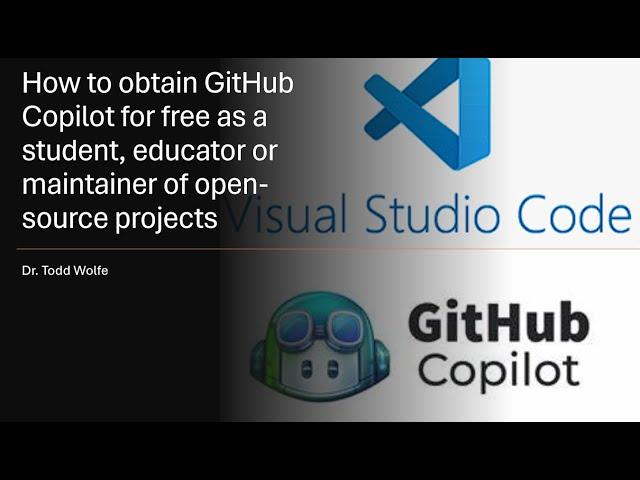 How can I get GitHub Copilot for free? For students, faculty and maintainers of open source projects