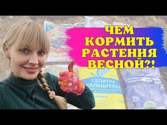 ВАЖНЫЕ весенние подкормки. Чем кормить САД и ОГОРОД ВЕСНОЙ