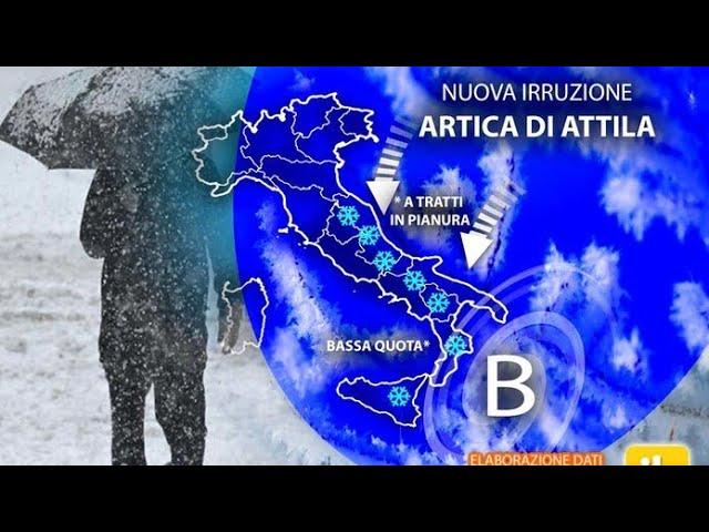 METEO ITALIA - È in arrivo una forte tempesta polare con neve, gelo e freddo intenso